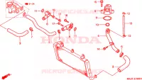 WATER PIJP voor Honda PAN EUROPEAN ST 1100 ABS 1999