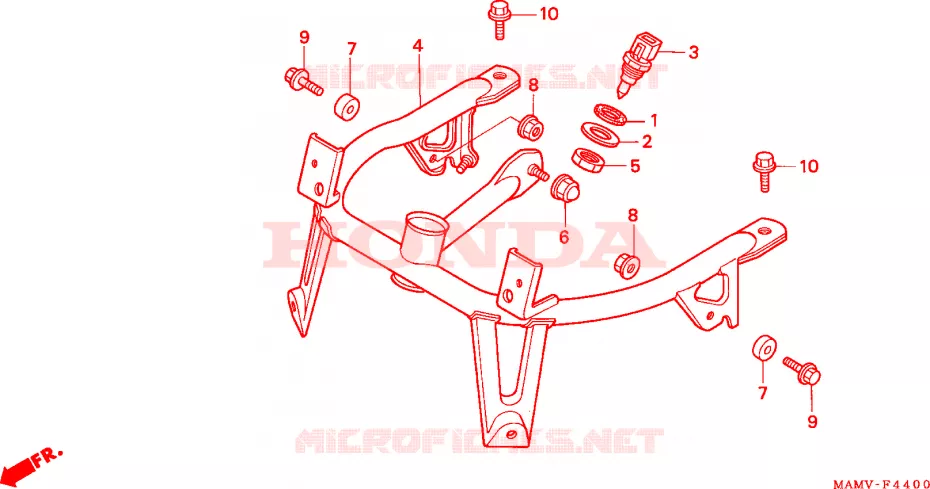 KAP STANG Honda MOTO 1500 GOLD-WING 2000  GL1500AY