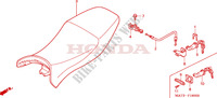 ZITTING voor Honda CBR 1100 SUPER BLACKBIRD 50TH 1998