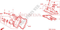 CILINDERKOP AFDEKKING voor Honda VTR 1000 FIRE STORM 2000