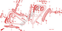 NOK KETTING/SPANNER voor Honda VTR 1000 FIRE STORM E 2003