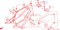 ACHTER KAP voor Honda VFR 800 INTERCEPTOR 1999