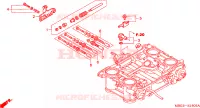 GAS HUIS (COMPONENT ONDERDELEN) voor Honda VFR 800 INTERCEPTOR 1999