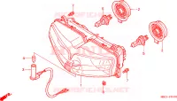 KOPLAMP voor Honda VFR 800 INTERCEPTOR 1999
