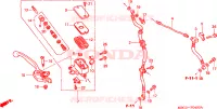 VOORREM HOOFDCILINDER voor Honda VFR 800 INTERCEPTOR 1999