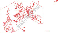 ACHTER REMKLAUW (NT650VW/X/Y/1) voor Honda DEAUVILLE 650 34HP 2000