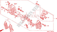 R. VOORREM FITHAAK (NT650V2/3/4/5) voor Honda DEAUVILLE 650 2002