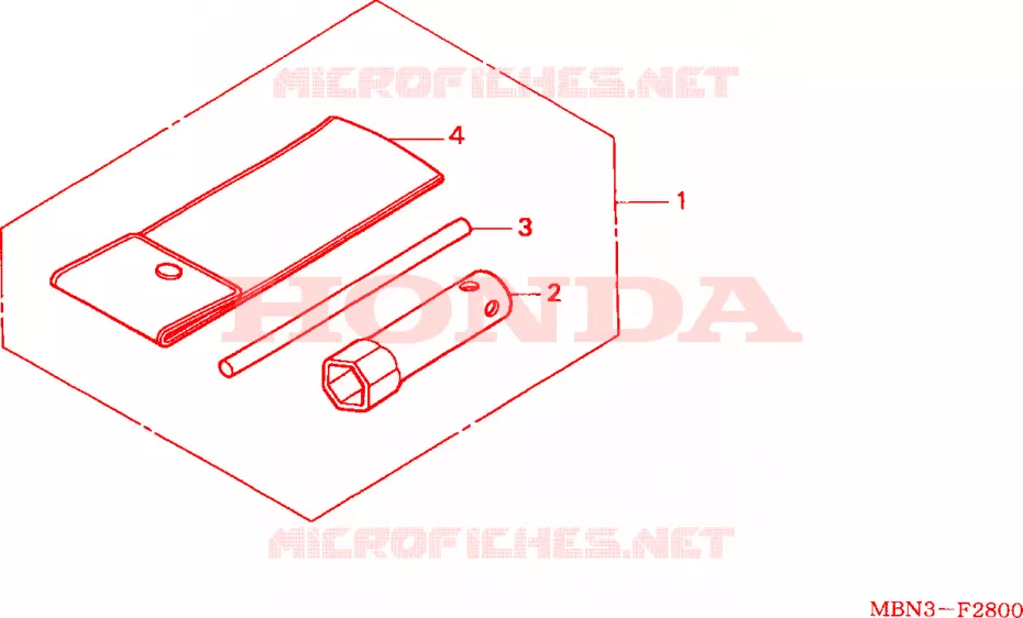 GEREEDSCHAP Honda MOTO 650 XR 2007  XR650R7