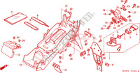 ACHTER STROOMLIJNKAP (2) voor Honda CBR 600 F4 2001