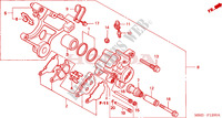ACHTER REMKLAUW voor Honda CB 600 F HORNET 34HP 2002