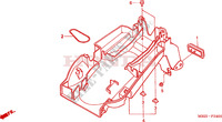 ACHTER STROOMLIJNKAP(CB600F2/F22) voor Honda CB 600 S HORNET 2002