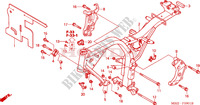 FRAME CHASSIS(CB600F3/4/5/6) voor Honda CB 600 F HORNET 34HP 2003