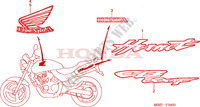 MERK(CB600F2) voor Honda CB 600 F HORNET 2002