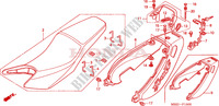 ZITTING/ZITTING KAP (CB600F2/F22) voor Honda CB 600 S HORNET 34HP 2002