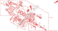 ACHTER REMKLAUW voor Honda CB 600 S HORNET 34HP 2000