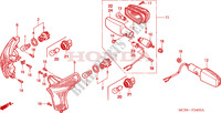KNIPPERLICHT voor Honda TRANSALP 650 2007
