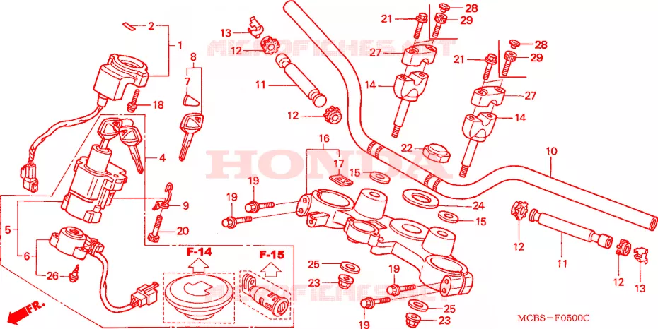 HENDEL PIJP/BOVENSTE BRUG Honda MOTO 650 TRANSALP 2004  XL650V4
