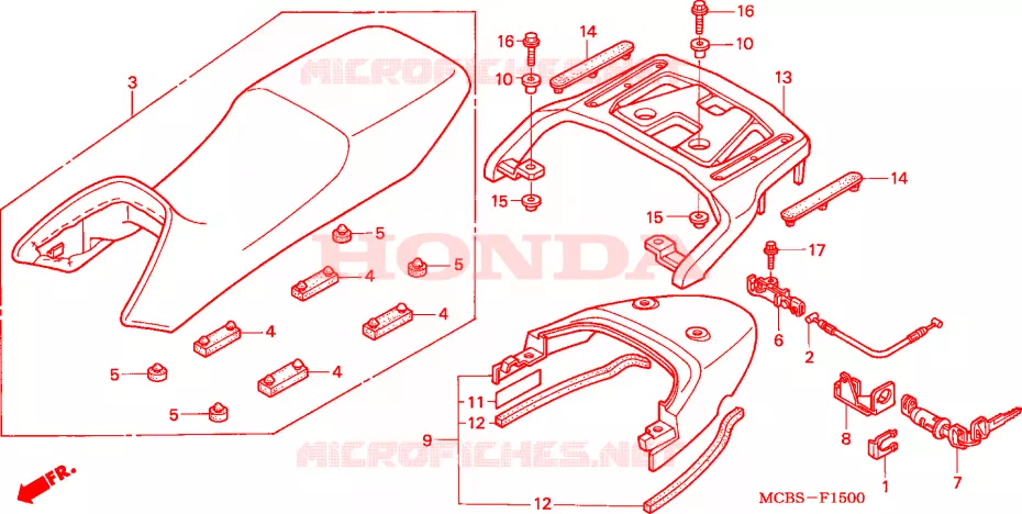 ZITTING Honda MOTO 650 TRANSALP 2004  XL650V4