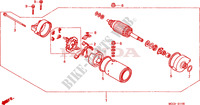 STARTEN MOTOR voor Honda CB 1100 X11 2000