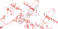 UITLAATDEMPER voor Honda VTR 1000 SP1 RC51 2001