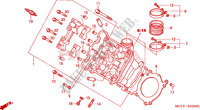 VOOR CILINDER HOOFD voor Honda VTR 1000 SP1 RC51 2000