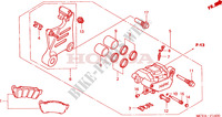 ACHTER REMKLAUW (VTX1800C15/6/7/8) voor Honda VTX 1800 C 2005