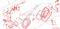 ACHTERLICHT (CM) voor Honda VTX 1800 C 2002