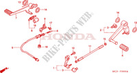PEDAAL voor Honda CBR 929 RR FIREBLADE 2000