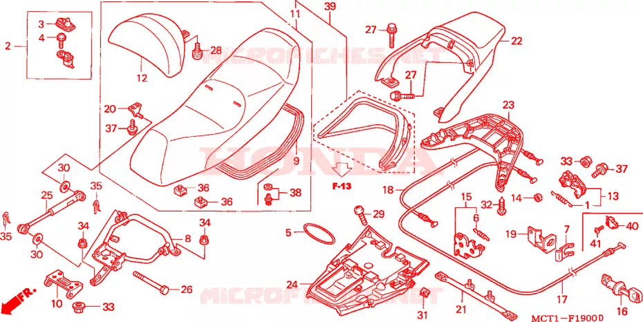 ZITTING Honda SCOOTER 600 SILVERWING 2004  FJS600A4