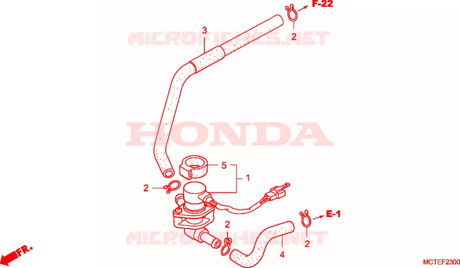 LUCHT INJECTIE KLEP Honda SCOOTER 600 SILVERWING 2008  FJS600A6