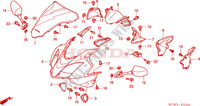 BOVEN KAP voor Honda VFR 800 VTEC ABS 2005