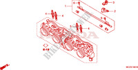 GAS HUIS (COMPONENT ONDERDELEN) voor Honda CB 900 F HORNET 2007