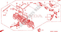 GAS HUIS(MONT.) voor Honda CB 900 F 2005