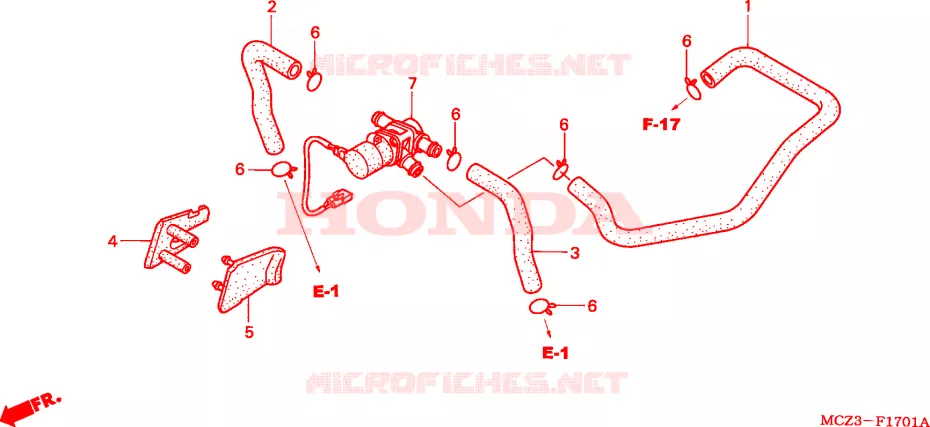 LUCHTINJEKTIE REGELAAR KLEP Honda MOTO 900 HORNET 2006  CB900F5