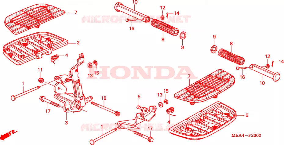 OPSTAP Honda MOTO 1300 VTX 2003  VTX1300S3
