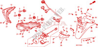 ACHTERLICHT/ACHTER STROOMLIJNKAP(FJS400D9/FJS400A) voor Honda SILVER WING 400 2009