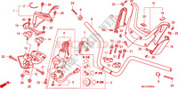 HENDEL PIJP/HENDEL AFDEKKING(FJS400D8) voor Honda SILVER WING 400 2008