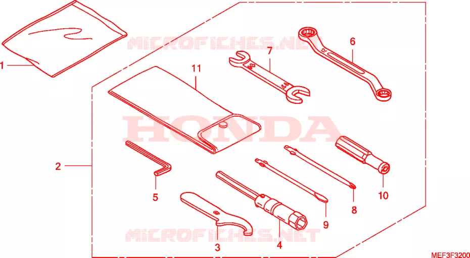 GEREEDSCHAP Honda SCOOTER 400 SILVERWING 2016  FJS400D9