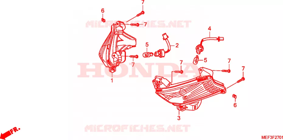KNIPPERLICHT(FJS400D9/FJS400A) Honda SCOOTER 400 SILVERWING 2015  FJS400D9