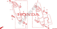 ACHTER KUSSEN voor Honda SHADOW VT 750 AERO 2010
