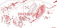 ACHTERLICHT voor Honda SHADOW VT 750 ABS 2008