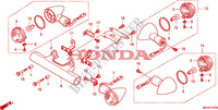 KNIPPERLICHT voor Honda SHADOW VT 750 ABS 2008