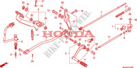 PEDAAL(EXCEPT KO) voor Honda SHADOW VT 750 ABS 2008