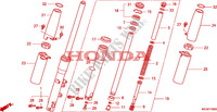 VOOR VORK voor Honda SHADOW VT 750 AERO 2009