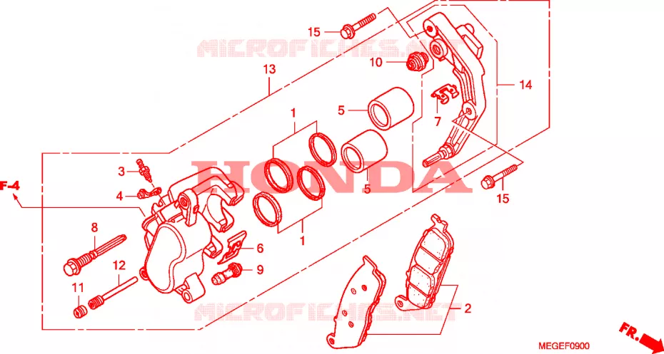 STURING STANG(VT750C2B/VT750CS) Honda MOTO 750 SHADOW 2011  VT750CSB