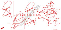 BOVEN KAP voor Honda 700 DN01 EASY RIDER 2008