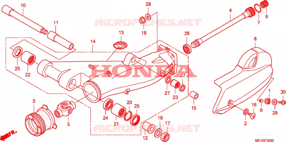 ZWAAI-ARM Honda MOTO 700 DN01 2010  NSA700A9
