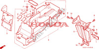 ACHTER STROOMLIJNKAP(CB1300/F/F1/S) voor Honda CB 1300 TWO TONE 2003