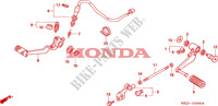 PEDAAL voor Honda CB 1300 TWO TONE 2003