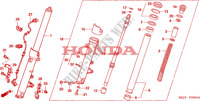 VOOR VORK voor Honda CB 1300 BI COULEUR 2004